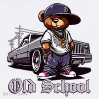 Old School Hip Hop Teddy Bear Lowrider Chicano Culture Cute Women's Hoodie thumb 2
