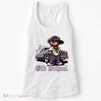 Old School Hip Hop Teddy Bear Lowrider Chicano Culture Cute Women's Tank Top thumb 0