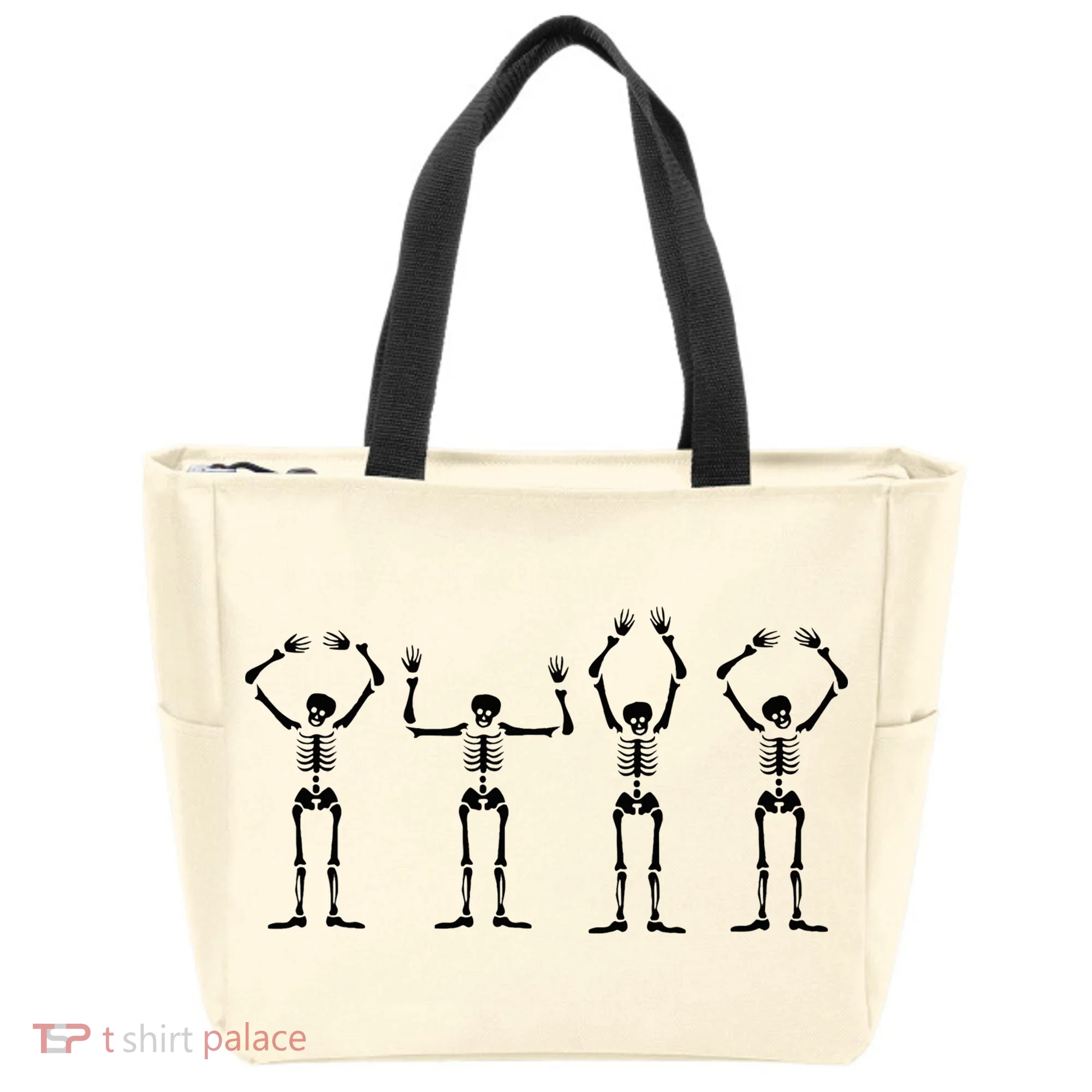 OHIO Skeleton Halloween Funny Ohio State Tote Bag