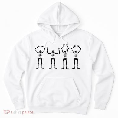 OHIO Skeleton Halloween Funny Ohio State Hoodie