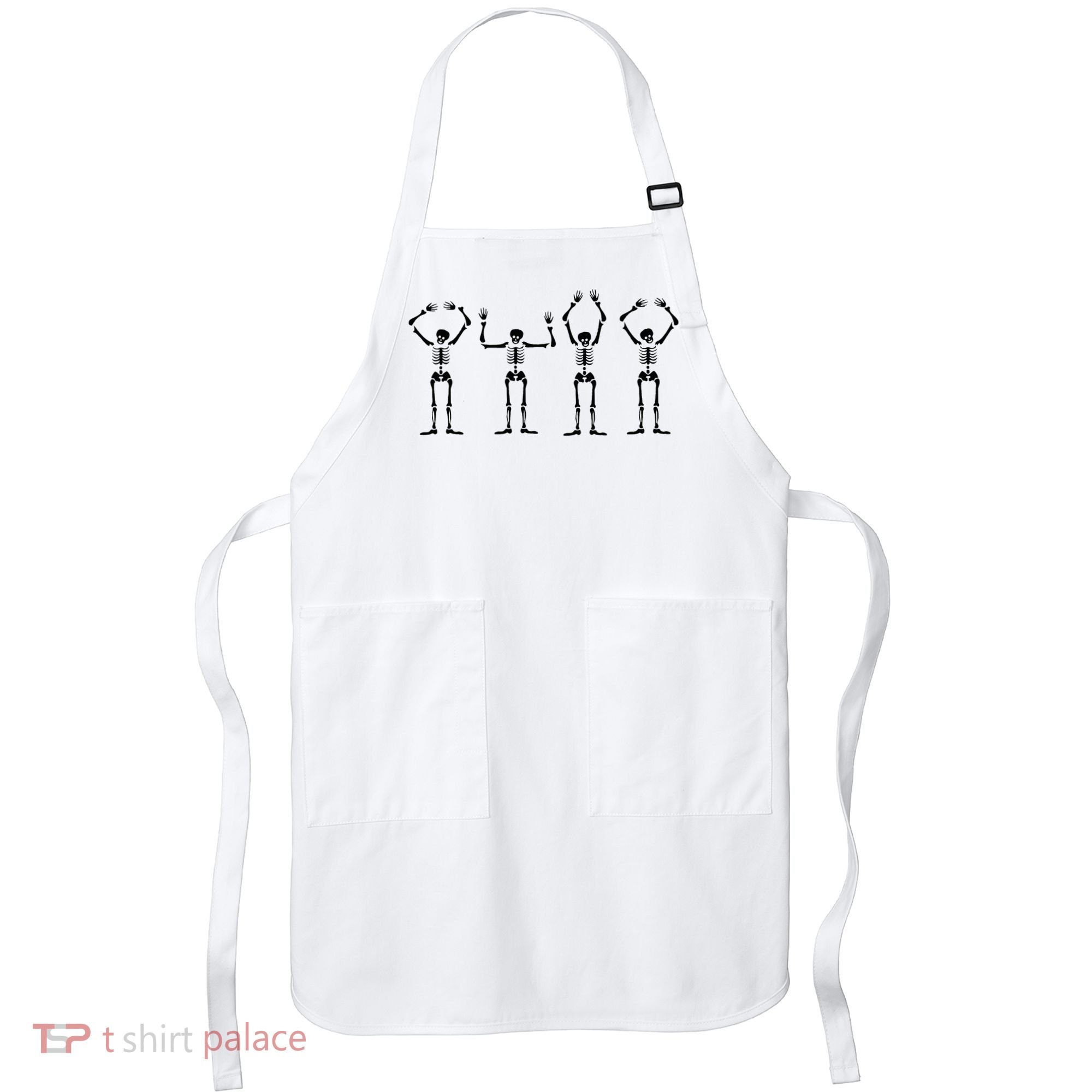 OHIO Skeleton Halloween Funny Ohio State Apron