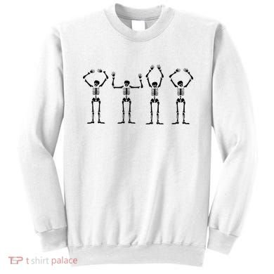 OHIO Skeleton Halloween Funny Ohio State Sweatshirt