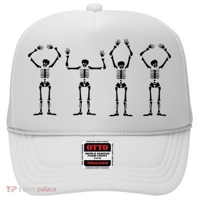 OHIO Skeleton Halloween Funny Ohio State Hat