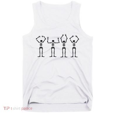 OHIO Skeleton Halloween Funny Ohio State Tank Top
