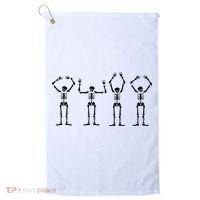 OHIO Skeleton Halloween Funny Ohio State Golf Towel thumb 0