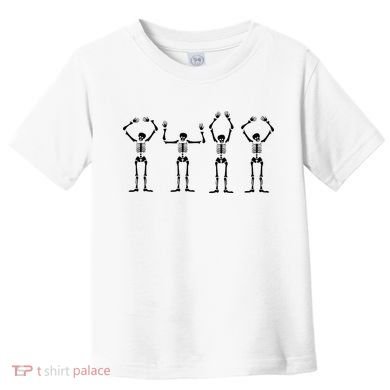 OHIO Skeleton Halloween Funny Ohio State Toddler T-Shirt
