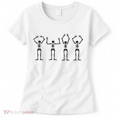 OHIO Skeleton Halloween Funny Ohio State Women's T-Shirt