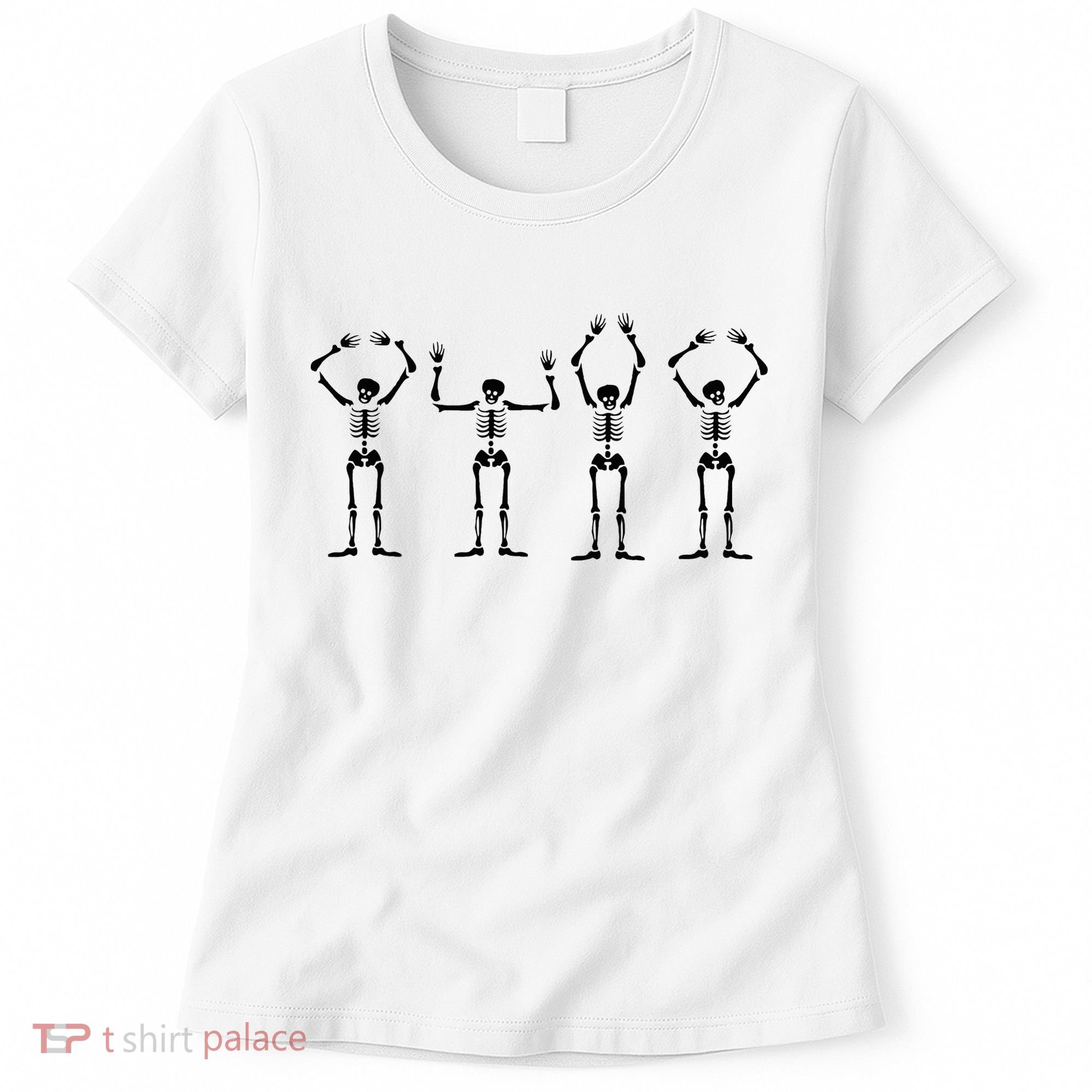 OHIO Skeleton Halloween Funny Ohio State Women's T-Shirt