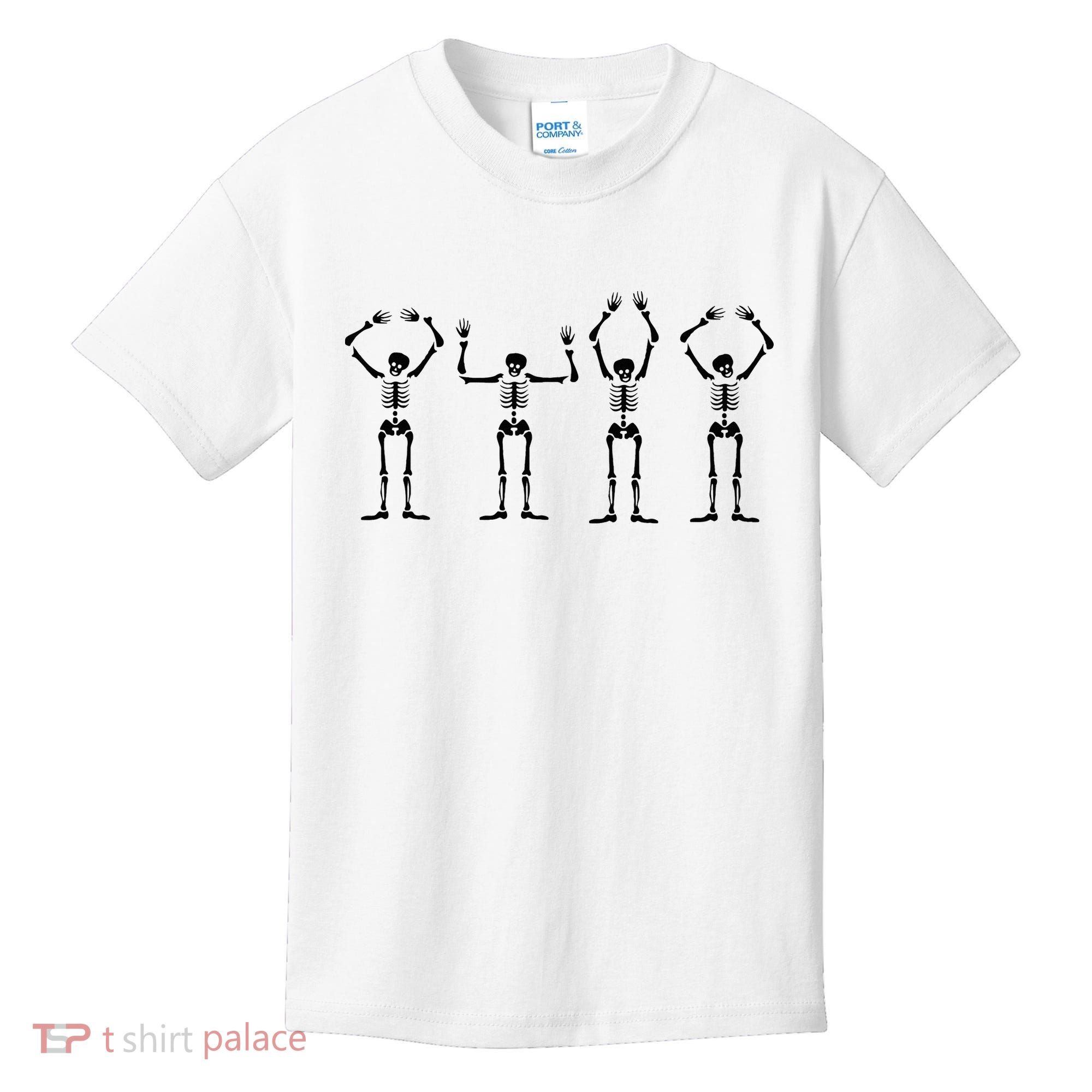 OHIO Skeleton Halloween Funny Ohio State Kids T-Shirt