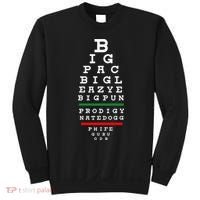 Old School Hip Hop Music Rap Legends Eye Chart 90s Hip Hop Sweatshirt thumb 0