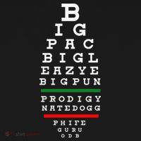 Old School Hip Hop Music Rap Legends Eye Chart 90s Hip Hop Polo thumb 3