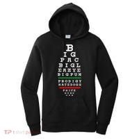 Old School Hip Hop Music Rap Legends Eye Chart 90s Hip Hop Women's Hoodie thumb 0