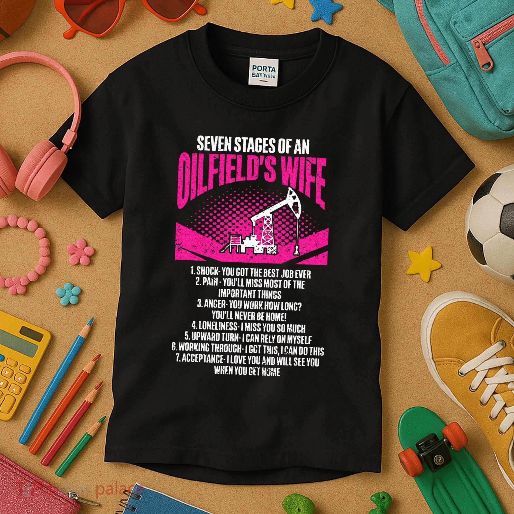 Old School Hip Hop Music Retro Boombox Kids T-Shirt