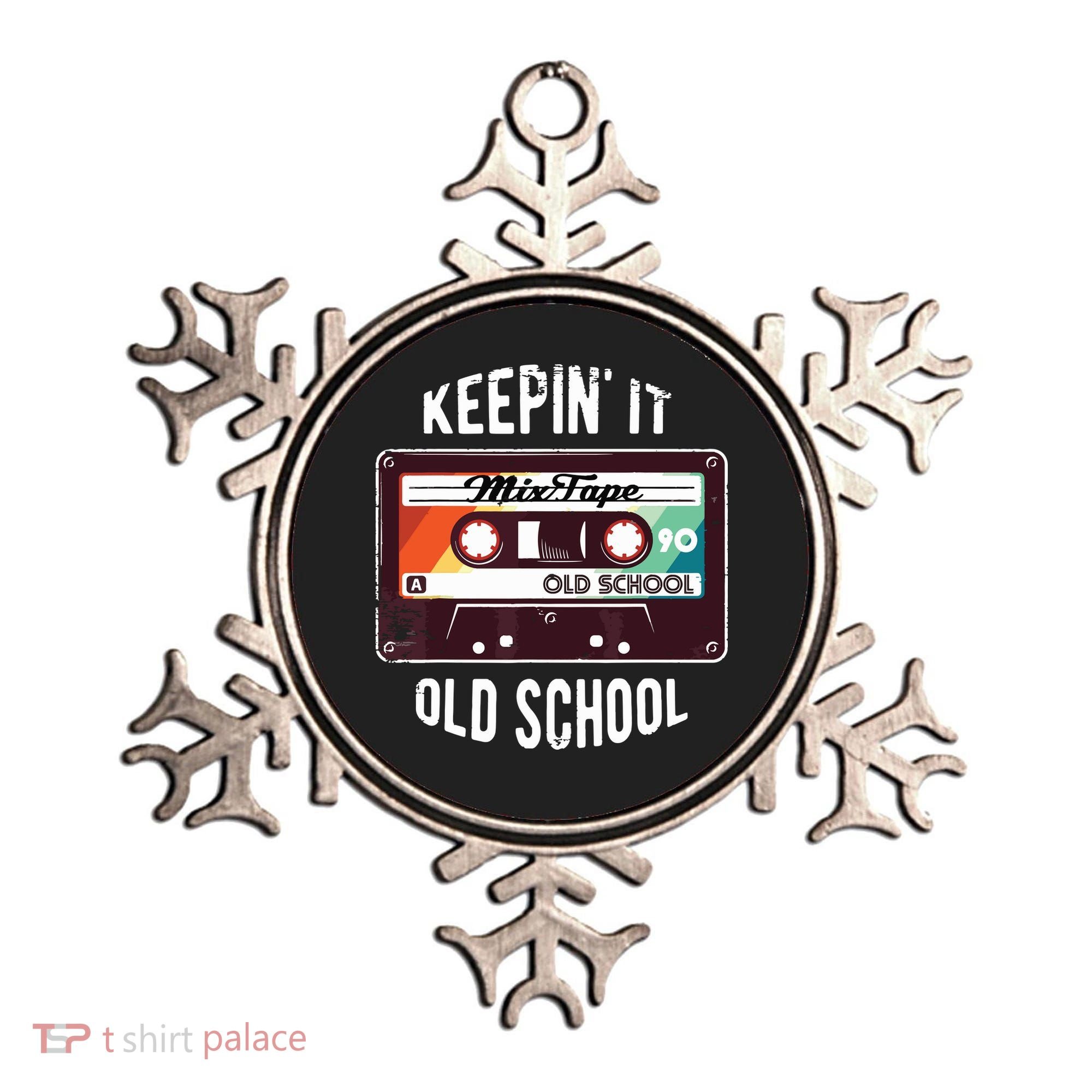 Old School Hip Hop 80s 90s Mixtape Graphic Ornament