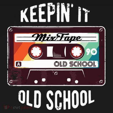 Old School Hip Hop 80s 90s Mixtape Graphic Ornament