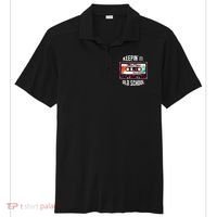 Old School Hip Hop 80s 90s Mixtape Graphic Sport-Tek Posi-UV Pro Polo thumb 0