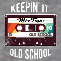 Old School Hip Hop 80s 90s Mixtape Graphic Women's Racerback Cropped Tank thumb 2