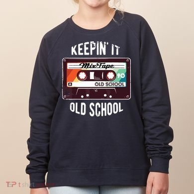 Old School Hip Hop 80s 90s Mixtape Graphic Women's Sweatshirt
