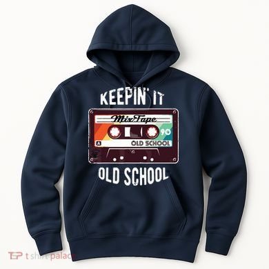 Old School Hip Hop 80s 90s Mixtape Graphic Hoodie