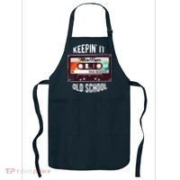 Old School Hip Hop 80s 90s Mixtape Graphic Apron thumb 0