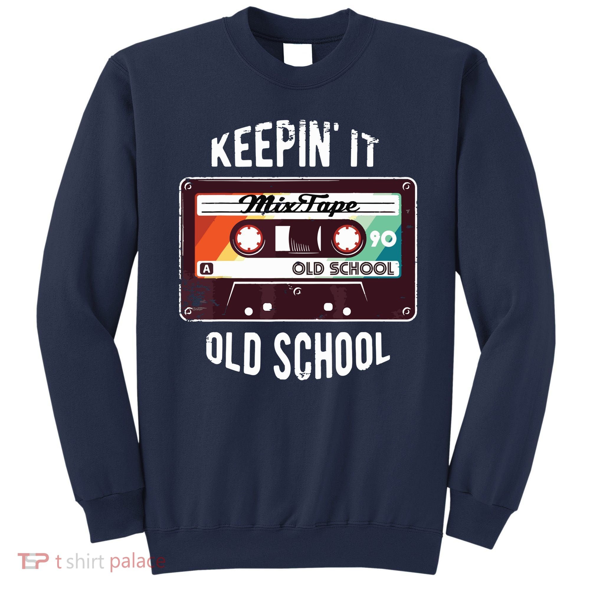 Old School Hip Hop 80s 90s Mixtape Graphic Sweatshirt