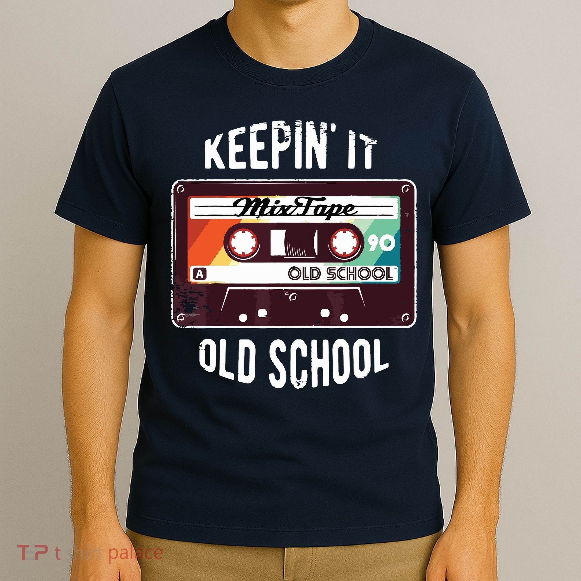 Old School Hip Hop 80s 90s Mixtape Graphic T-Shirt