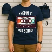 Old School Hip Hop 80s 90s Mixtape Graphic T-Shirt thumb 6