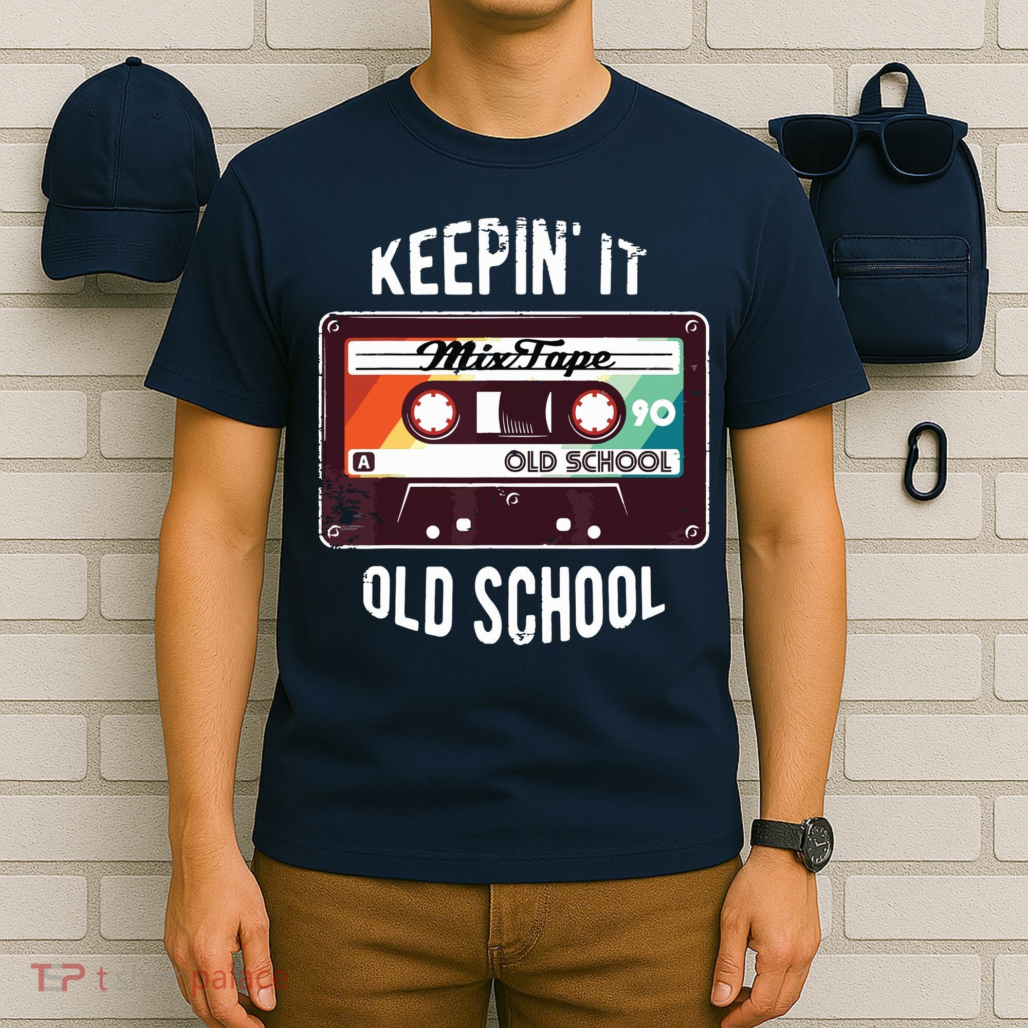 Old School Hip Hop 80s 90s Mixtape Graphic T-Shirt