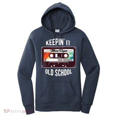 Old School Hip Hop 80s 90s Mixtape Graphic Women's Hoodie