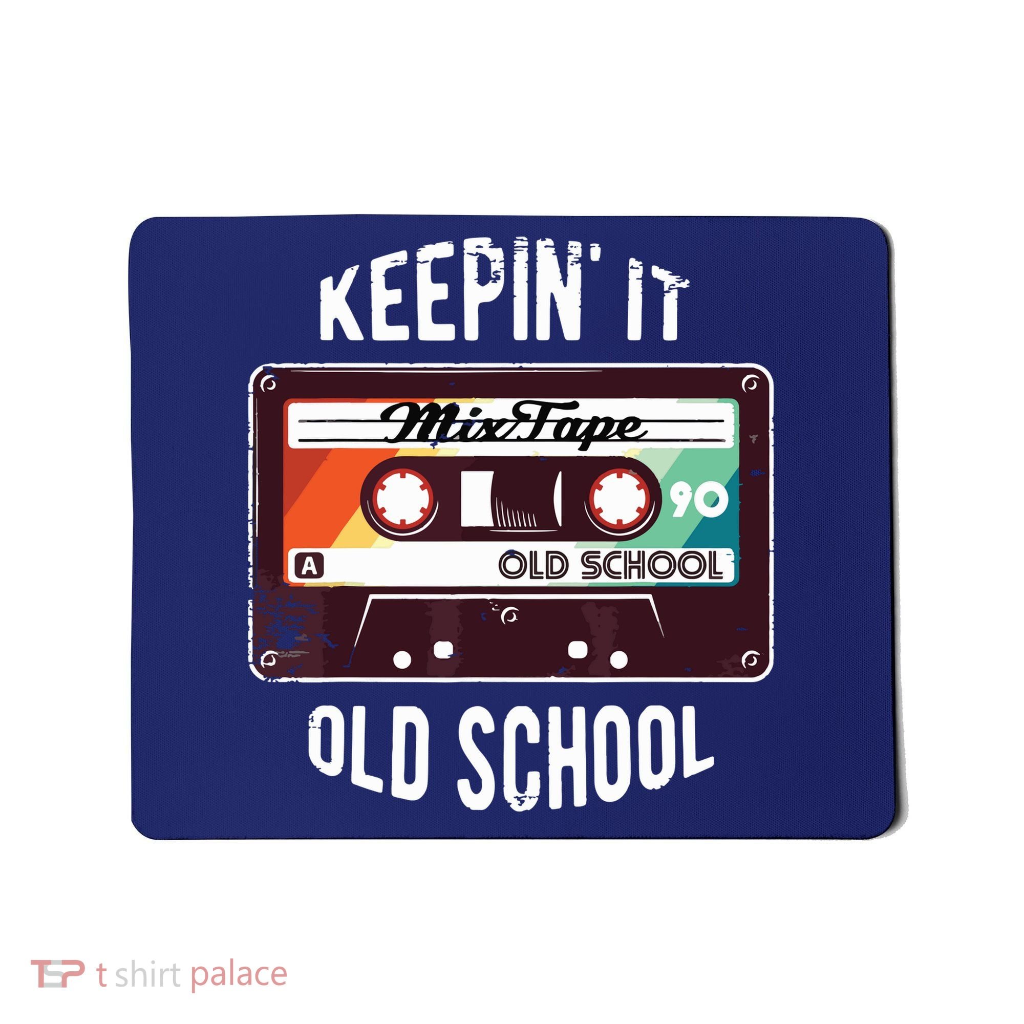 Old School Hip Hop 80s 90s Mixtape Graphic Mousepad