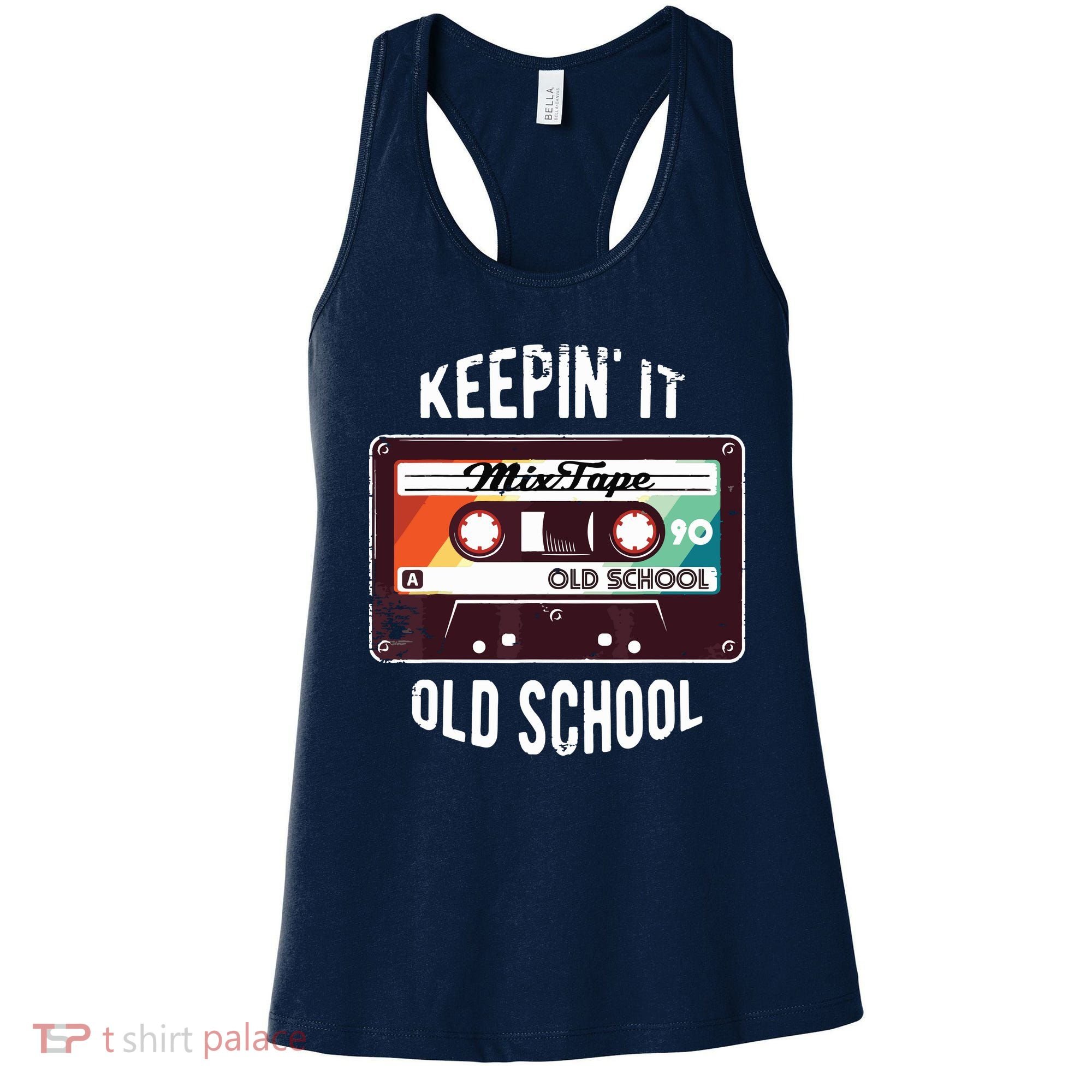 Old School Hip Hop 80s 90s Mixtape Graphic Women's Tank Top