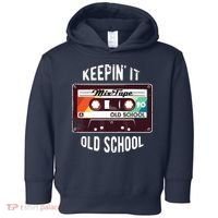 Old School Hip Hop 80s 90s Mixtape Graphic Toddler Hoodie thumb 0