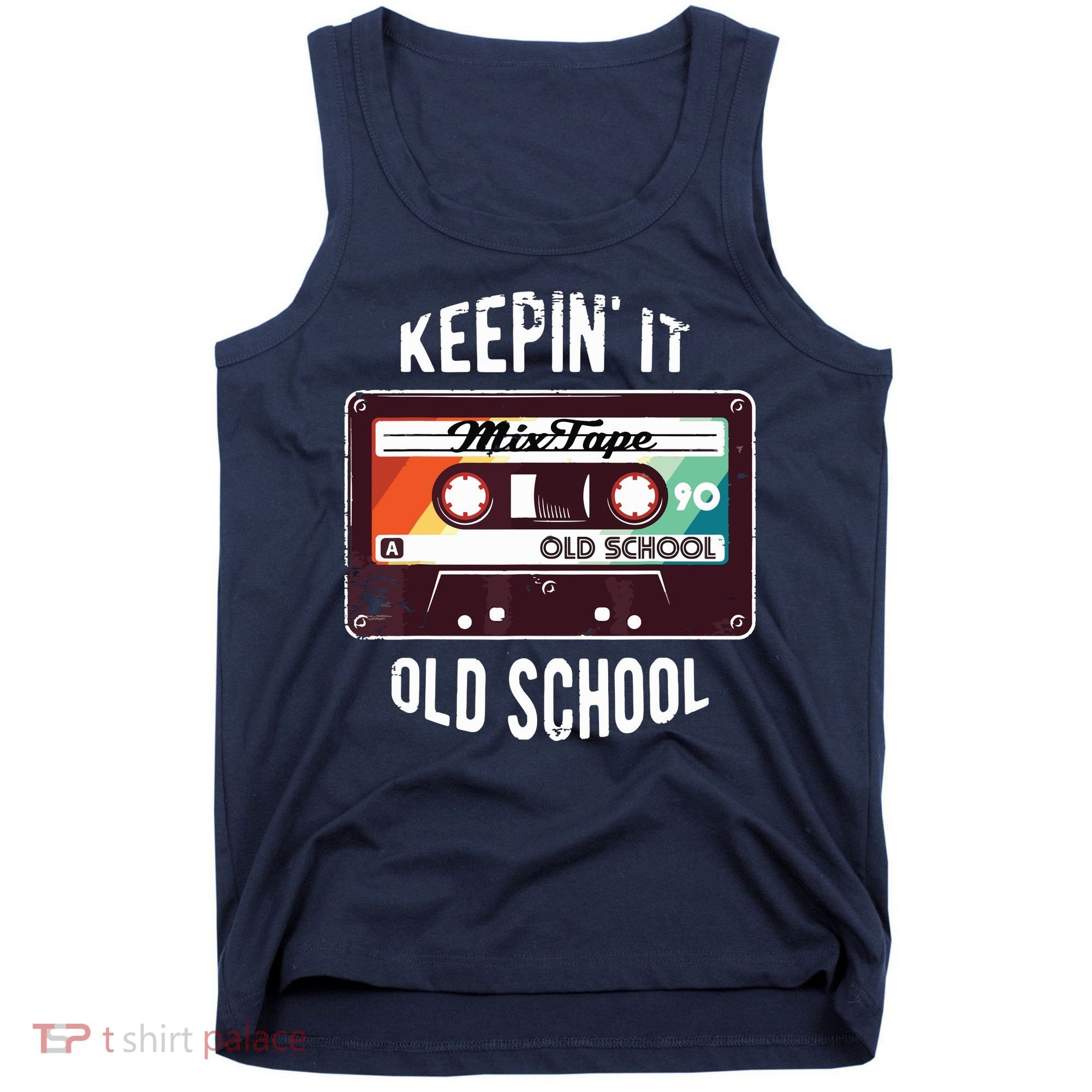 Old School Hip Hop 80s 90s Mixtape Graphic Tank Top