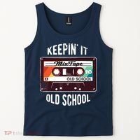 Old School Hip Hop 80s 90s Mixtape Graphic Tank Top thumb 2