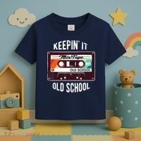 Old School Hip Hop 80s 90s Mixtape Graphic Toddler T-Shirt thumb 3