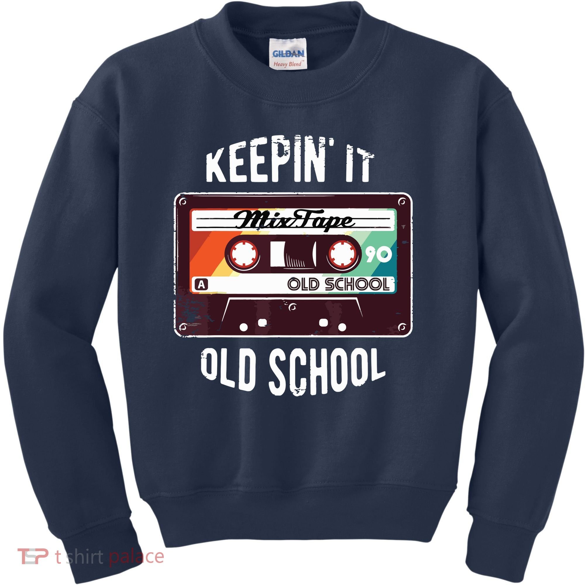 Old School Hip Hop 80s 90s Mixtape Graphic Kids Sweatshirt