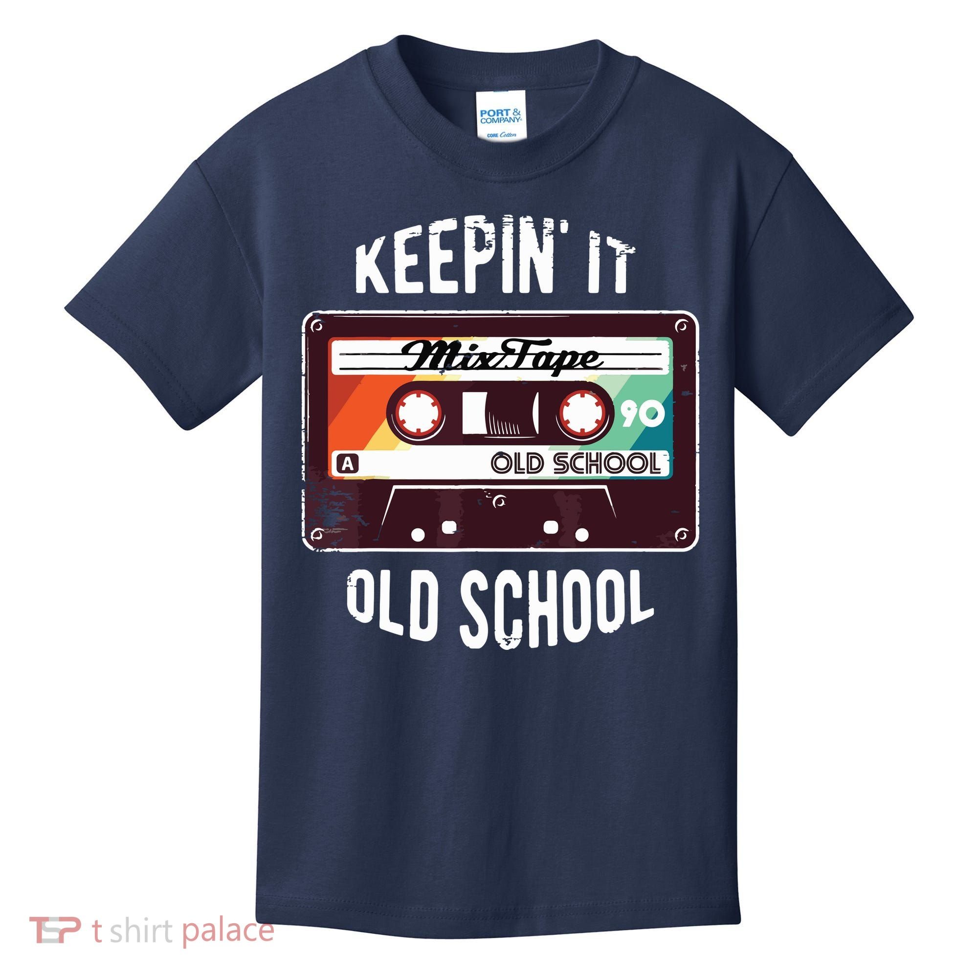 Old School Hip Hop 80s 90s Mixtape Graphic Kids T-Shirt