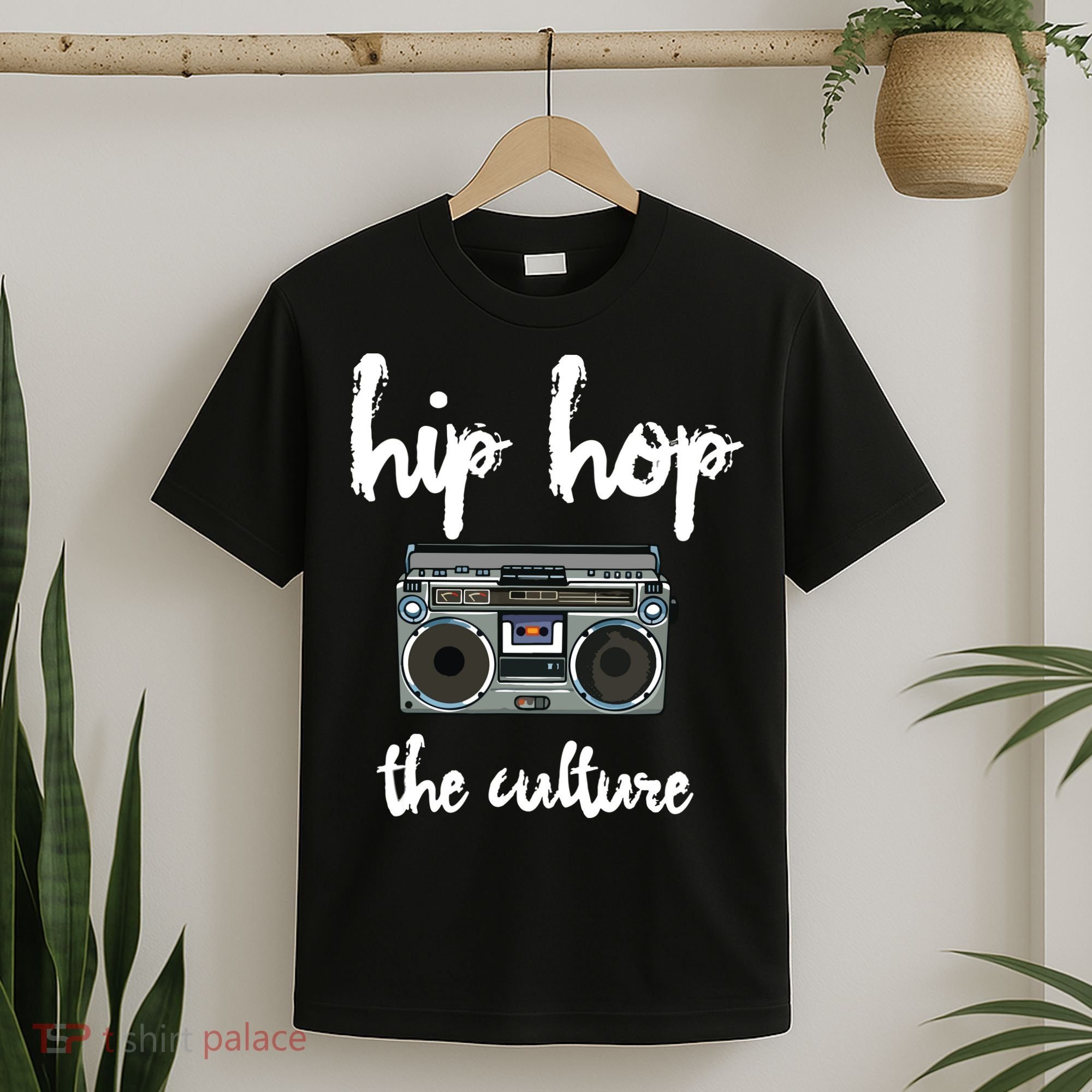 Old School Hip Hop Mix Tape Boombox The Culture T-Shirt