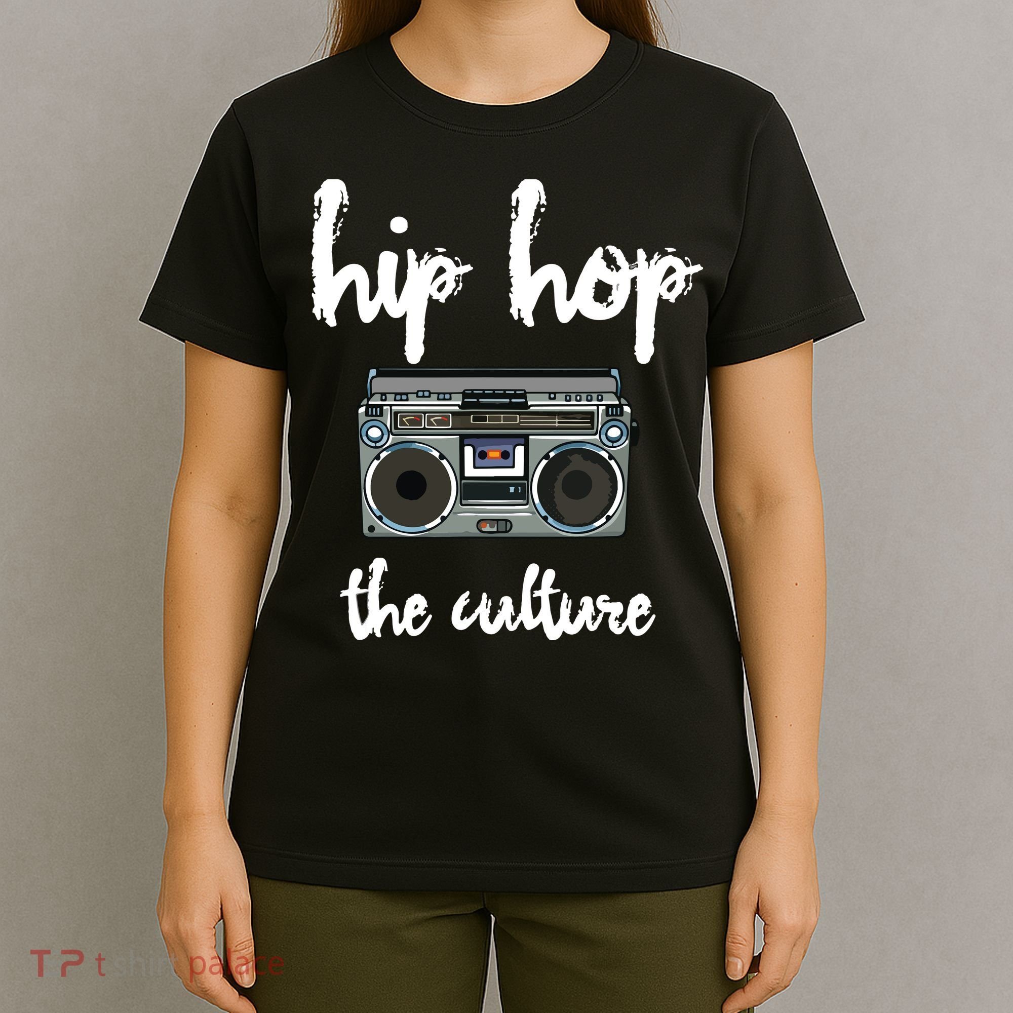Old School Hip Hop Mix Tape Boombox The Culture T-Shirt