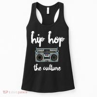 Old School Hip Hop Mix Tape Boombox The Culture Women's Tank Top thumb 0