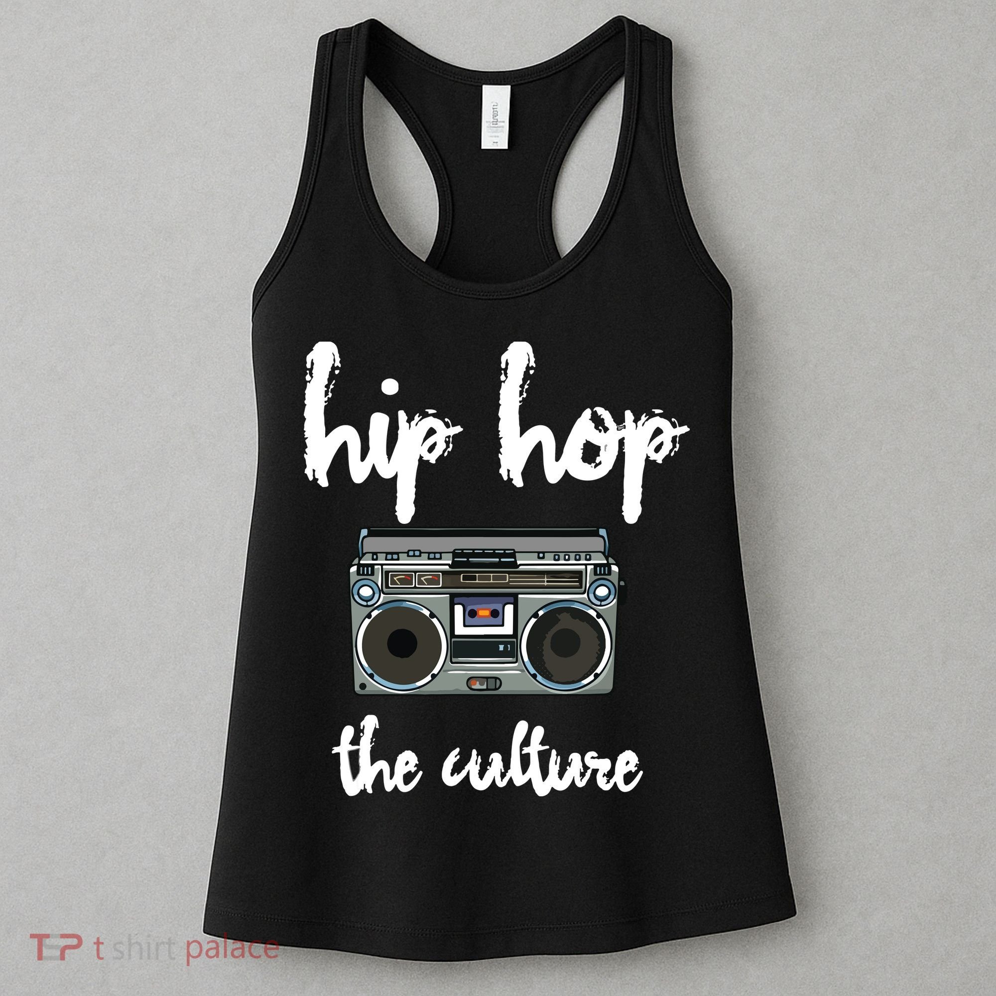Old School Hip Hop Mix Tape Boombox The Culture Women's Tank Top