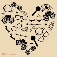 Optometry Symbols Heart Eyeglasses Spectacles Optician Life Tote Bag thumb 4