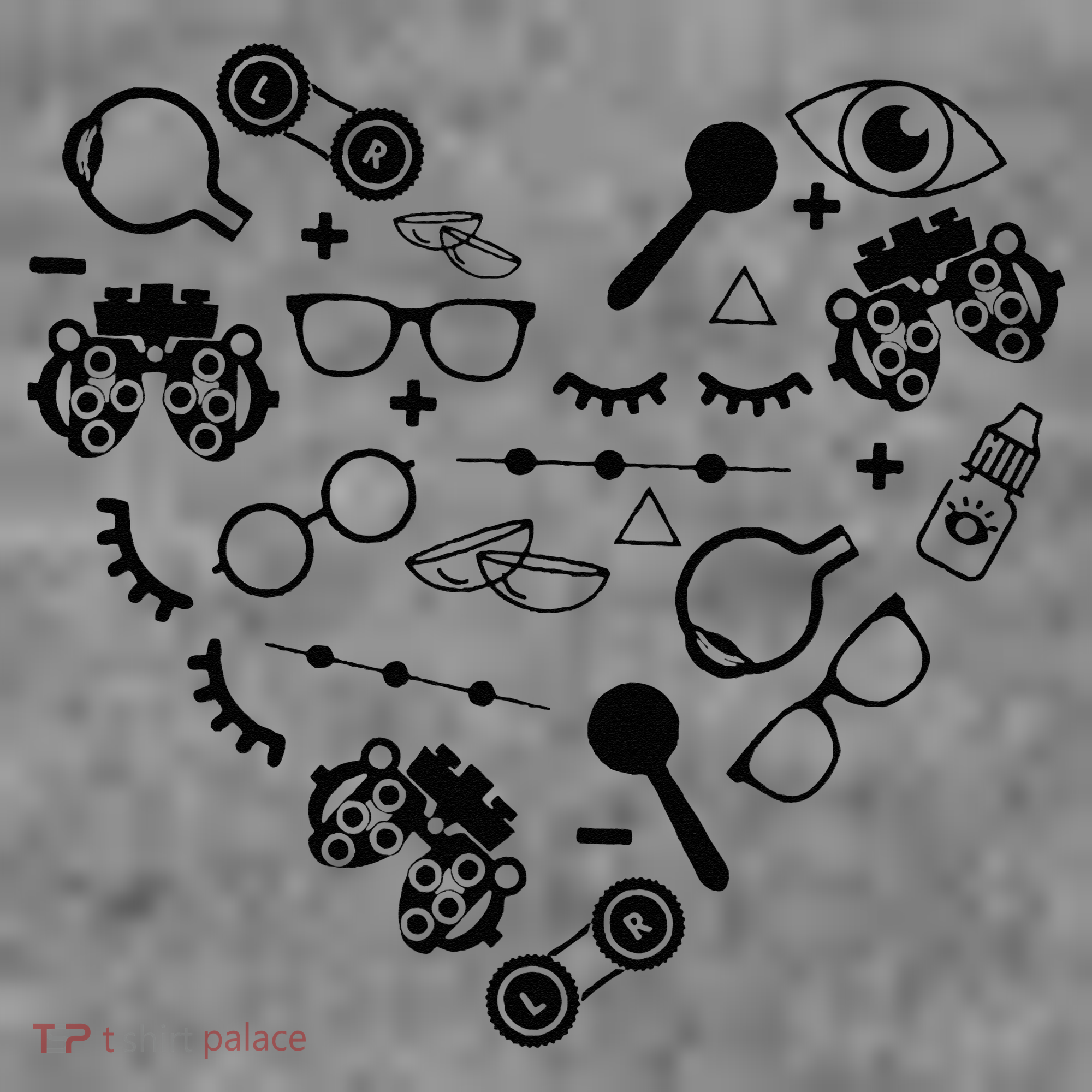 Optometry Symbols Heart Eyeglasses Spectacles Optician Life Toddler Hoodie