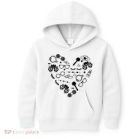 Optometry Symbols Heart Eyeglasses Spectacles Optician Life Kids Hoodie thumb 0