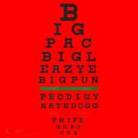 Old School Hip Hop Music Rap Legends Eye Chart 90s HipHop Santa Hat thumb 1