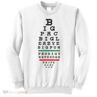 Old School Hip Hop Music Rap Legends Eye Chart 90s HipHop Sweatshirt thumb 0