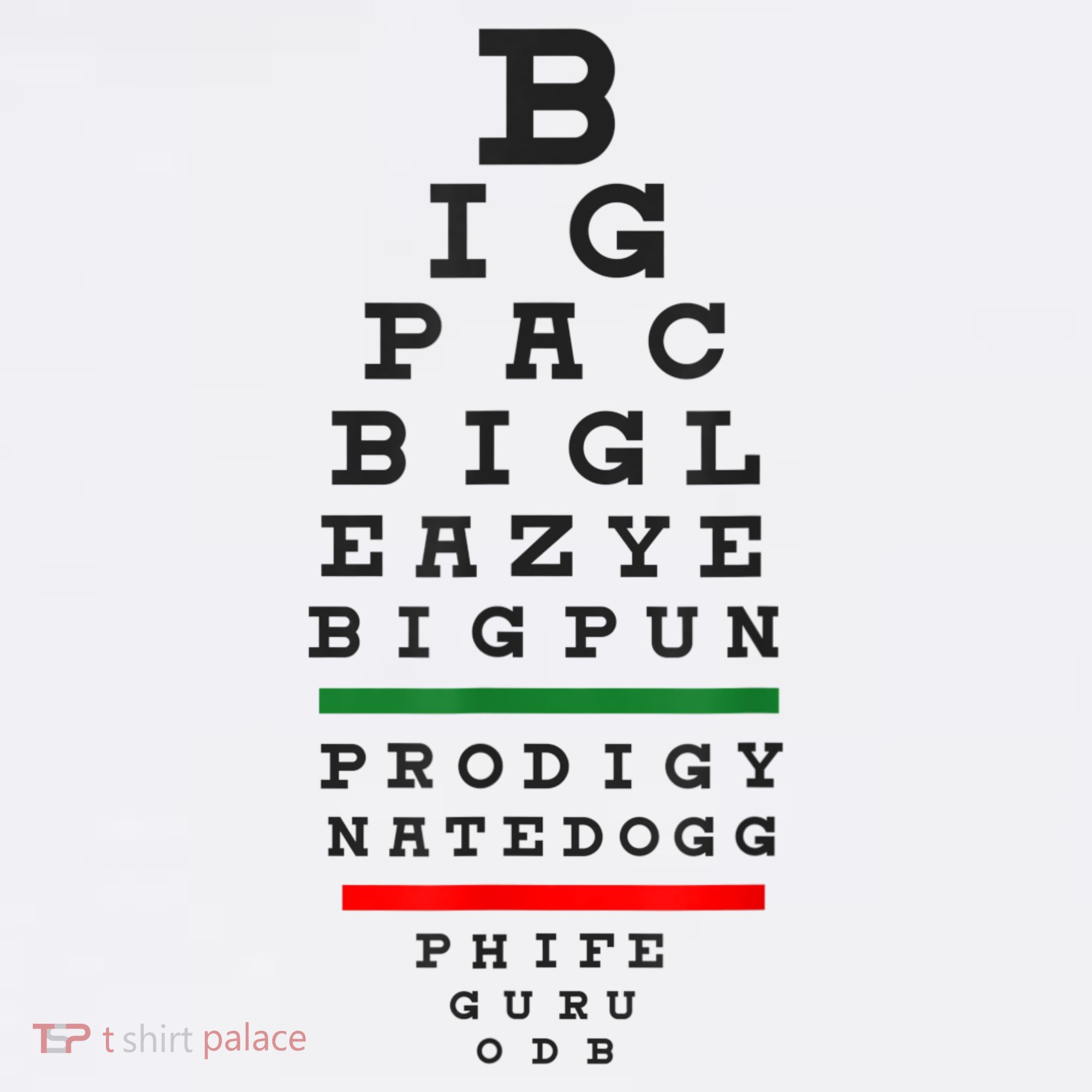 Old School Hip Hop Music Rap Legends Eye Chart 90s HipHop Women's Tank Top
