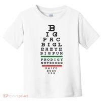 Old School Hip Hop Music Rap Legends Eye Chart 90s HipHop Toddler T-Shirt thumb 0