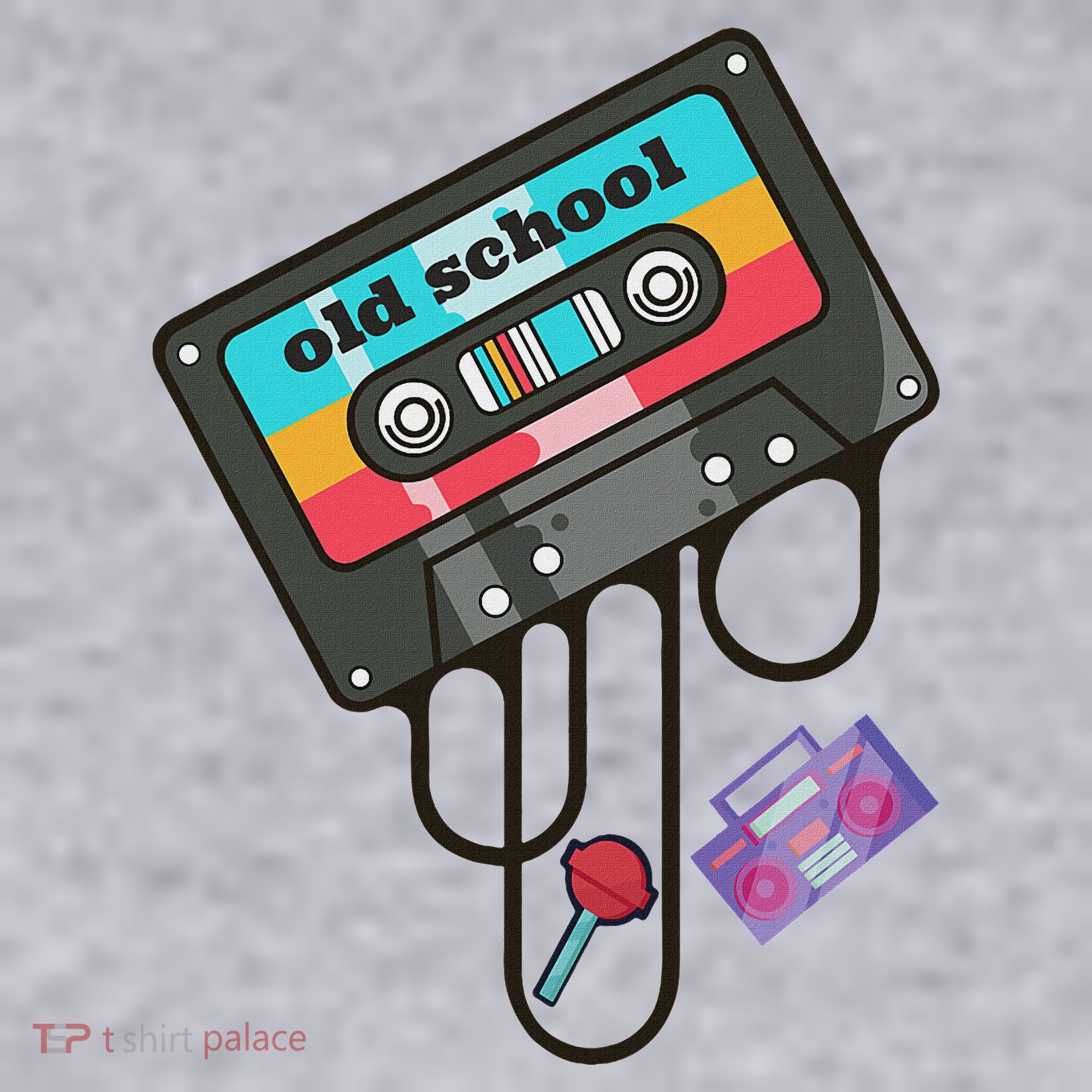 Old School Hip Hop Cassette Tape Retro 80s 90s Rap Mixtape Women's Sweatshirt