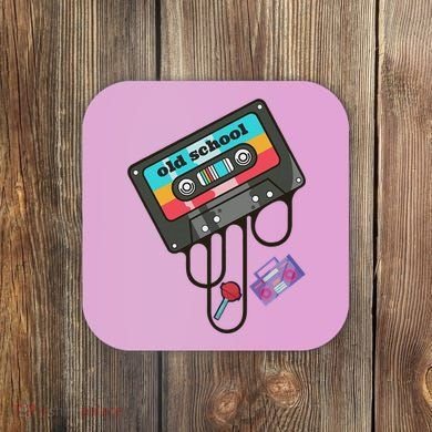 Old School Hip Hop Cassette Tape Retro 80s 90s Rap Mixtape Coaster